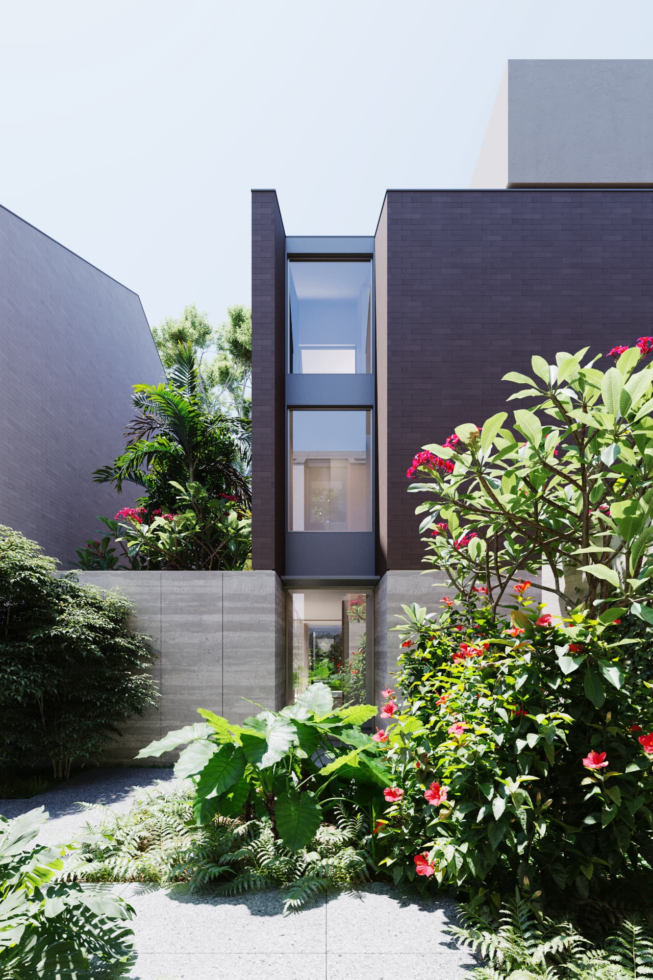 Volumes em tijolo Ebony